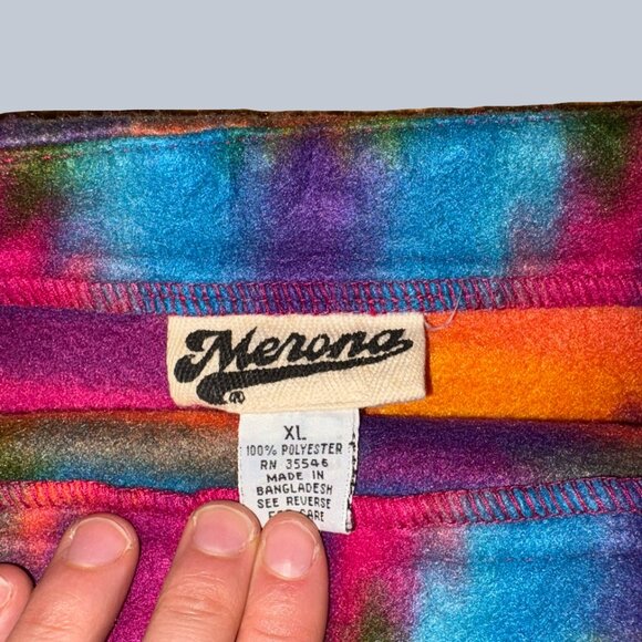 Vintage Merona Mini Skirt – Pendleton-Inspired Fleece Wrap (Fits XS) - Picture 6 of 6